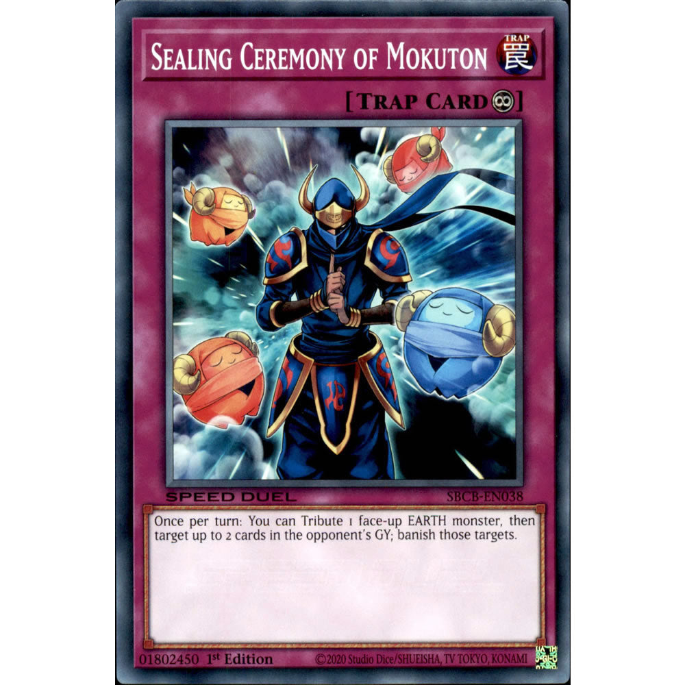 Sealing Ceremony of Mokuton SBCB-EN038 Yu-Gi-Oh! Card from the Speed Duel: Battle City Set