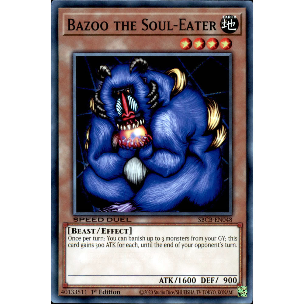 Bazoo the Soul-Eater SBCB-EN048 Yu-Gi-Oh! Card from the Speed Duel: Battle City Set