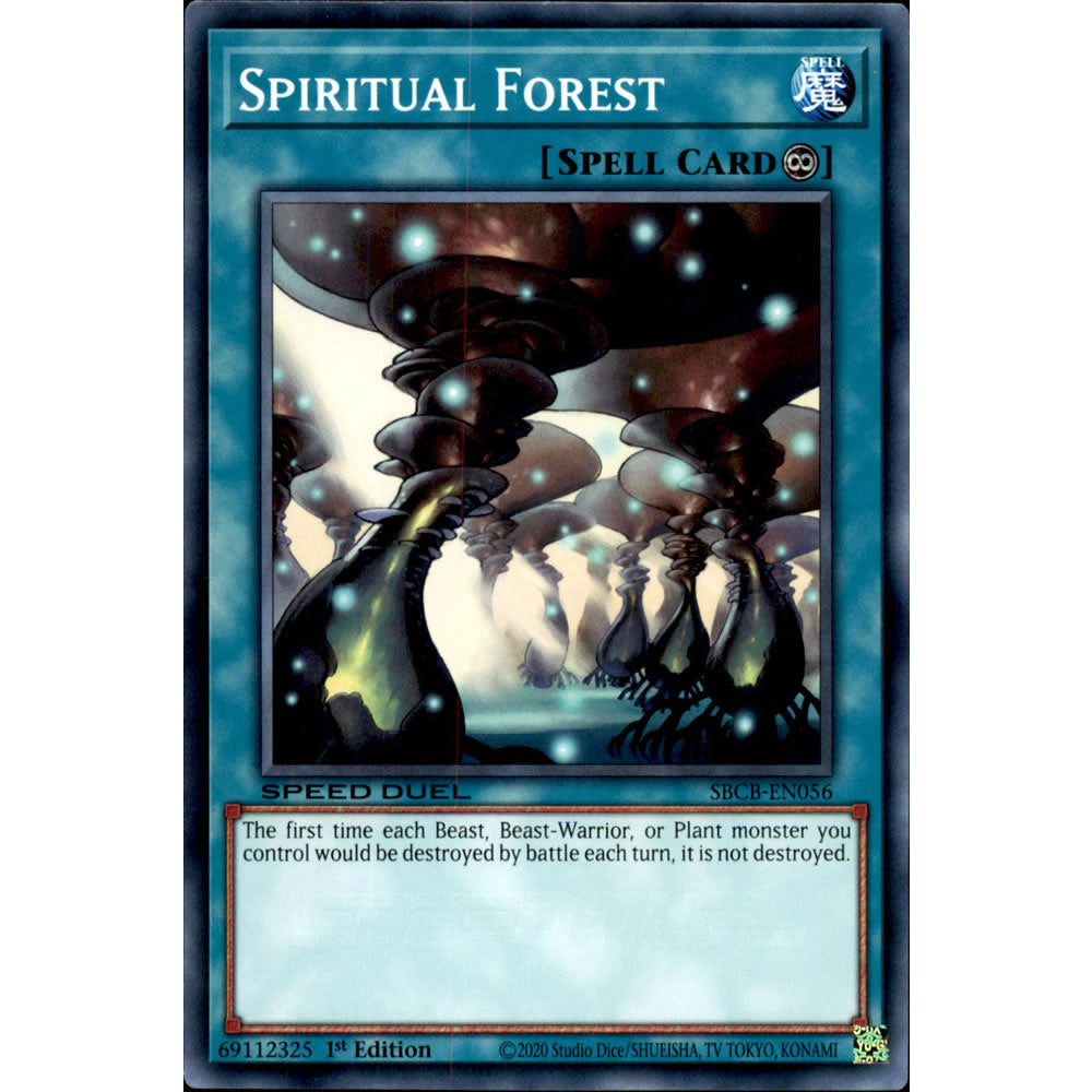 Spiritual Forest SBCB-EN056 Yu-Gi-Oh! Card from the Speed Duel: Battle City Set