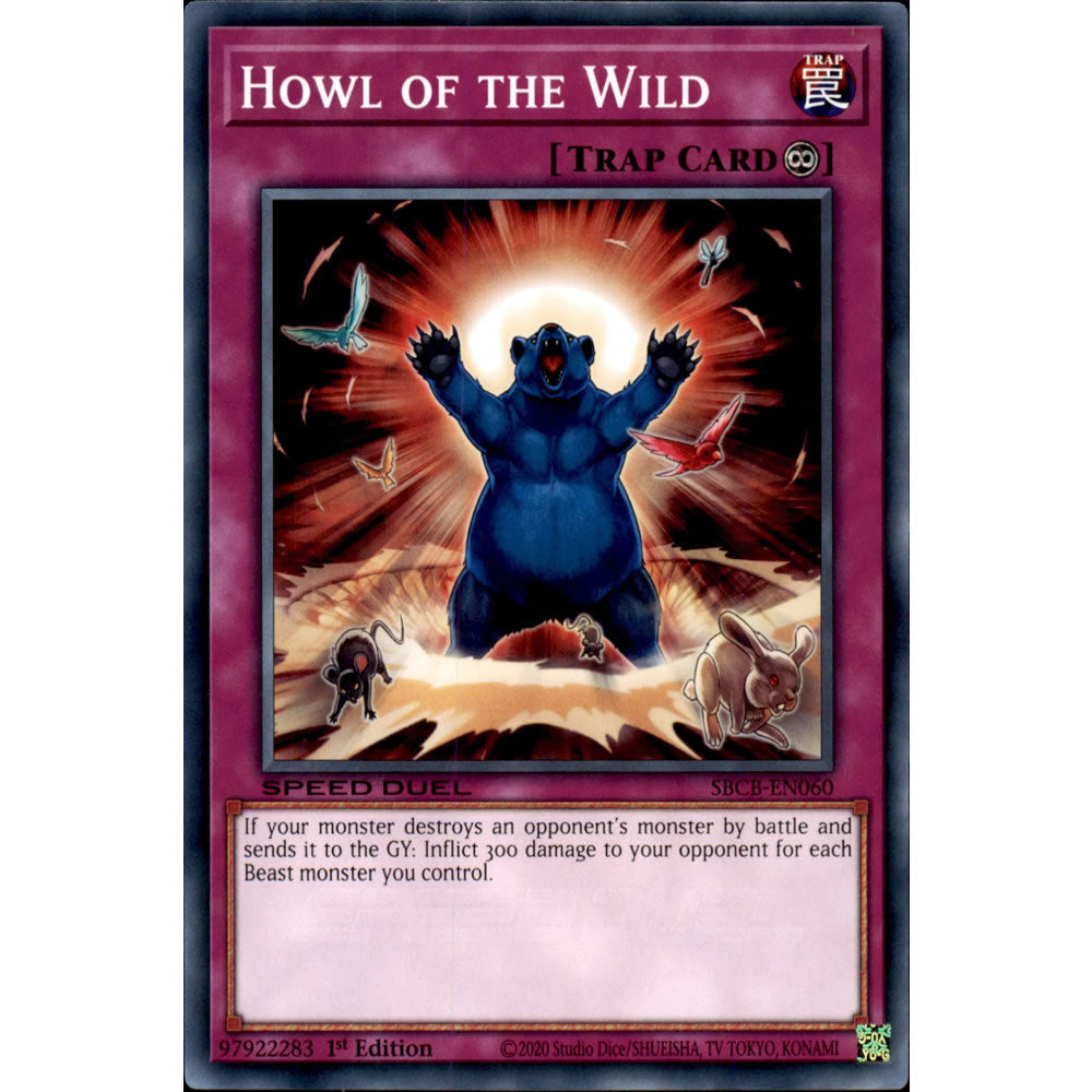 Howl of the Wild SBCB-EN060 Yu-Gi-Oh! Card from the Speed Duel: Battle City Set