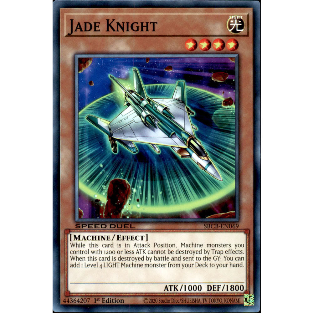 Jade Knight SBCB-EN069 Yu-Gi-Oh! Card from the Speed Duel: Battle City Set