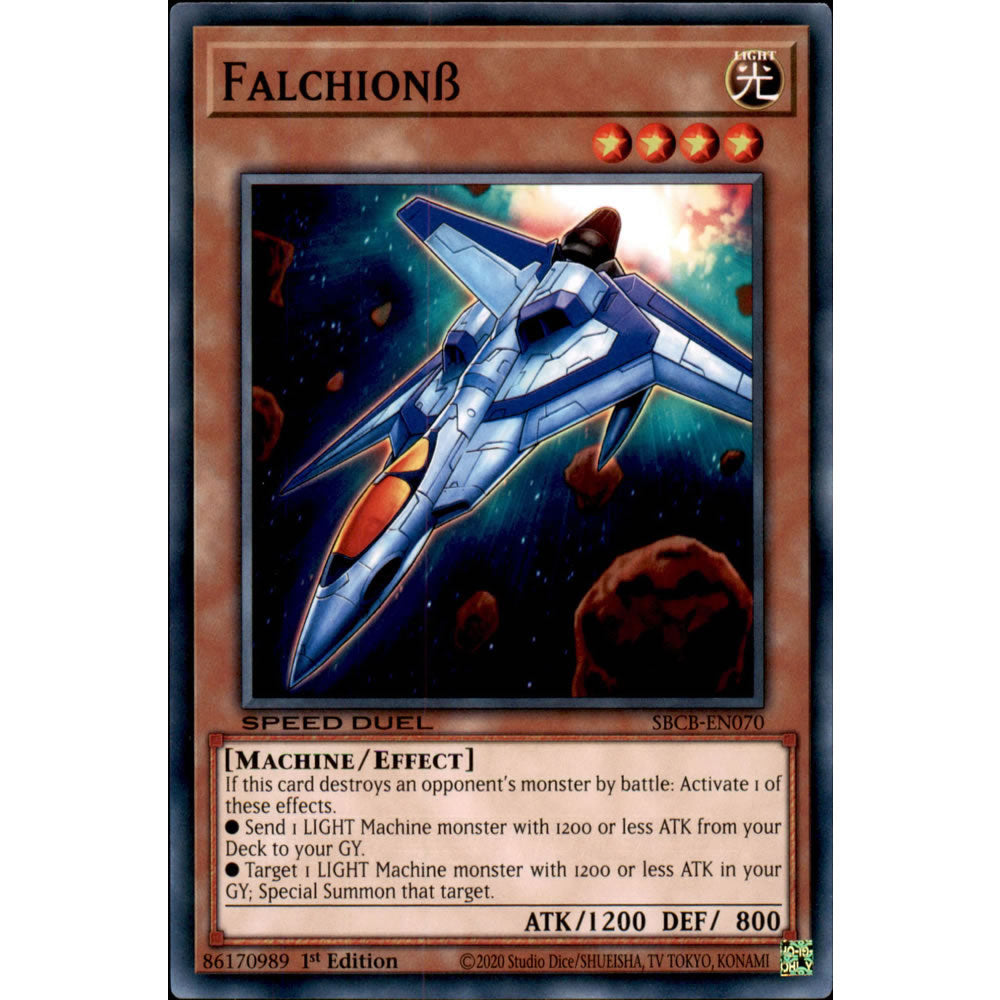 FalchionB SBCB-EN070 Yu-Gi-Oh! Card from the Speed Duel: Battle City Set