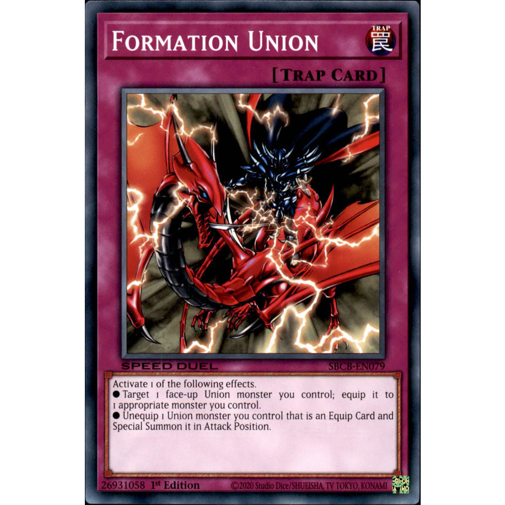 Formation Union SBCB-EN079 Yu-Gi-Oh! Card from the Speed Duel: Battle City Set