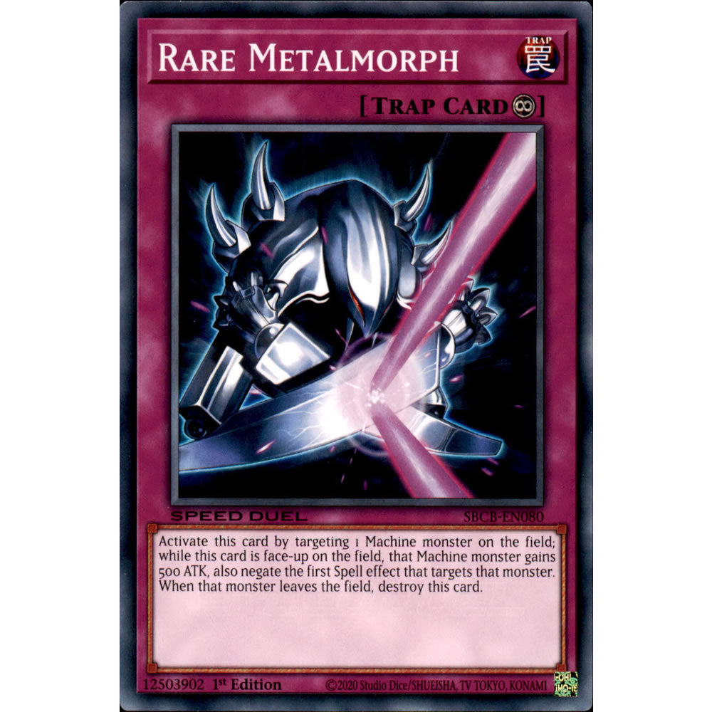 Rare Metalmorph SBCB-EN080 Yu-Gi-Oh! Card from the Speed Duel: Battle City Set