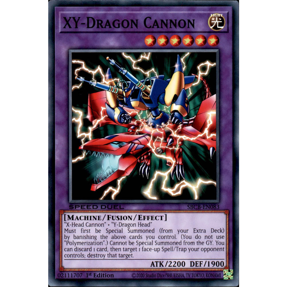 XY-Dragon Cannon SBCB-EN083 Yu-Gi-Oh! Card from the Speed Duel: Battle City Set