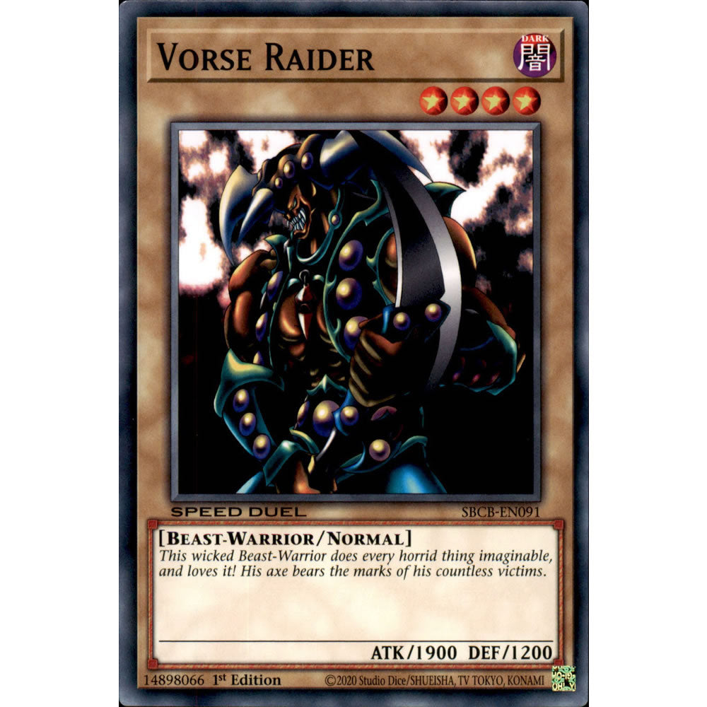 Vorse Raider SBCB-EN091 Yu-Gi-Oh! Card from the Speed Duel: Battle City Set