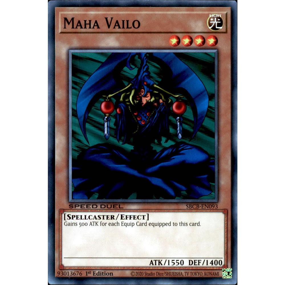 Maha Vailo SBCB-EN093 Yu-Gi-Oh! Card from the Speed Duel: Battle City Set