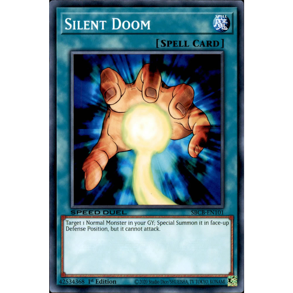 Silent Doom SBCB-EN101 Yu-Gi-Oh! Card from the Speed Duel: Battle City Set