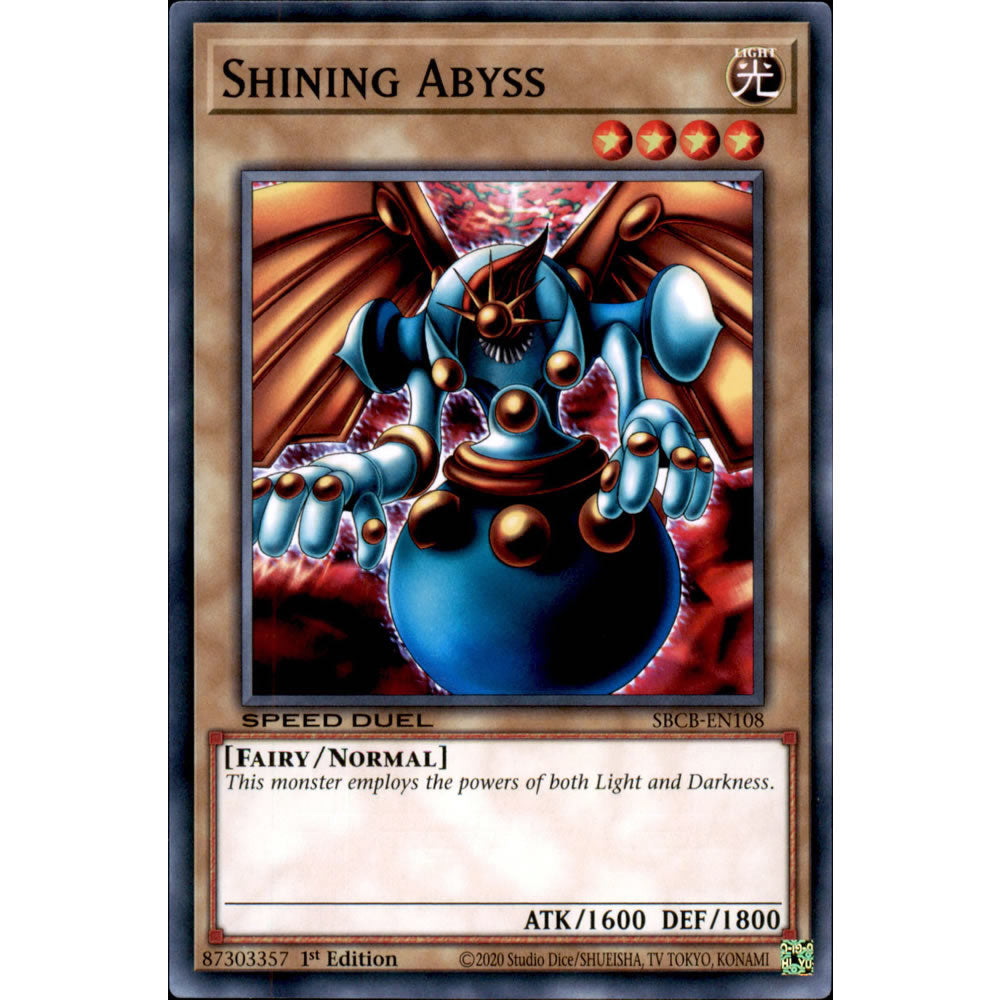 Shining Abyss SBCB-EN108 Yu-Gi-Oh! Card from the Speed Duel: Battle City Set