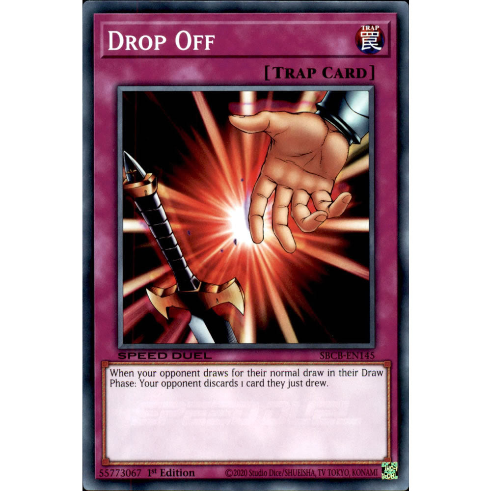 Drop Off SBCB-EN145 Yu-Gi-Oh! Card from the Speed Duel: Battle City Set