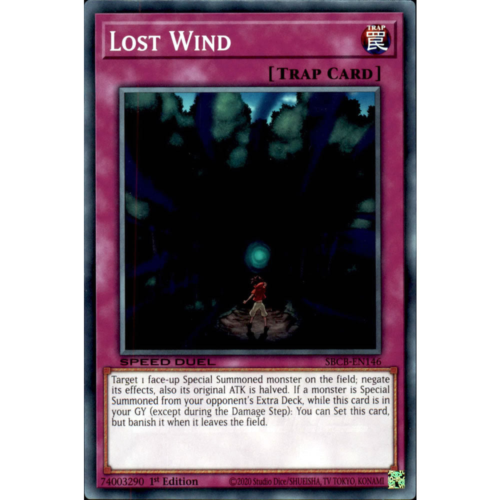 Lost Wind SBCB-EN146 Yu-Gi-Oh! Card from the Speed Duel: Battle City Set