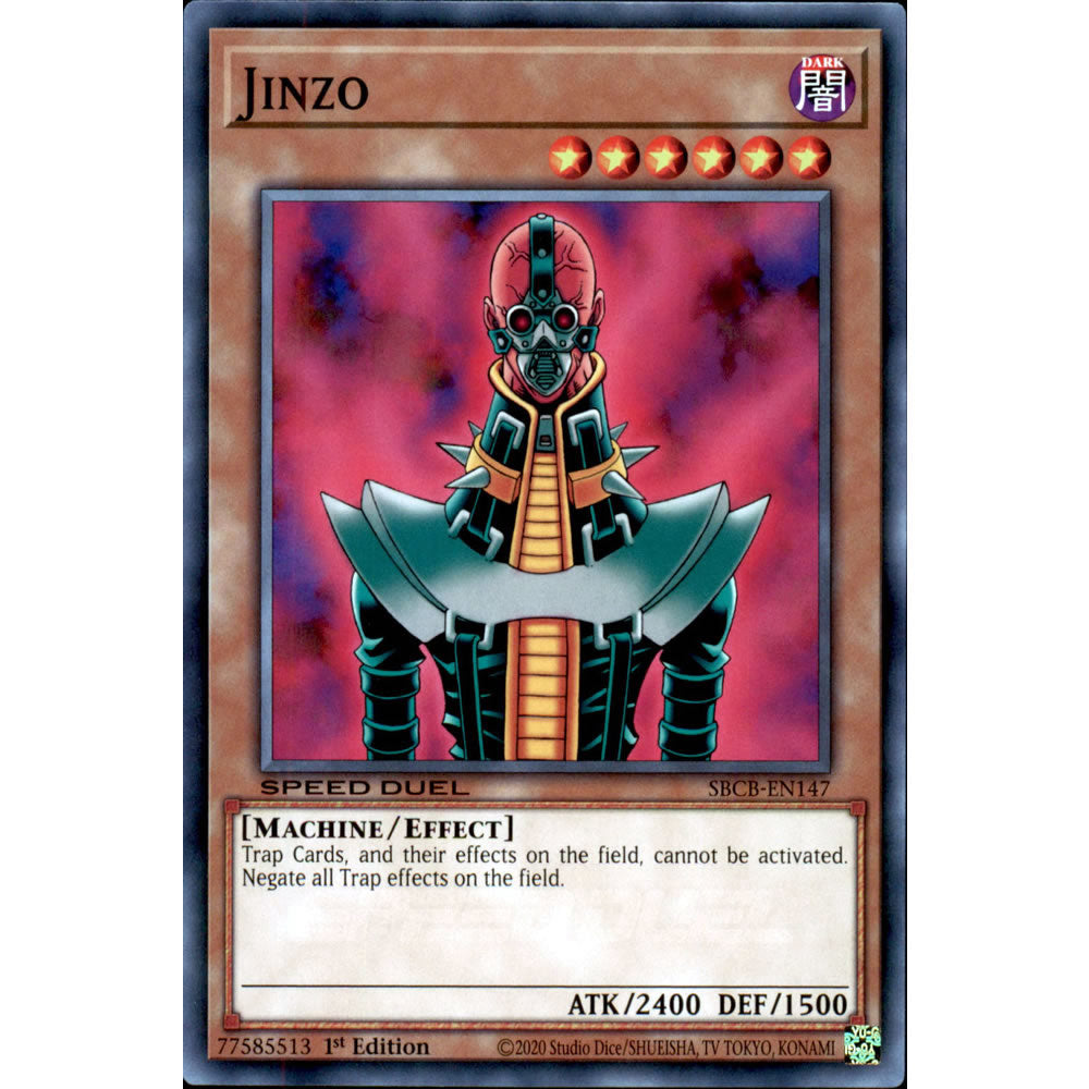 Jinzo SBCB-EN147 Yu-Gi-Oh! Card from the Speed Duel: Battle City Set