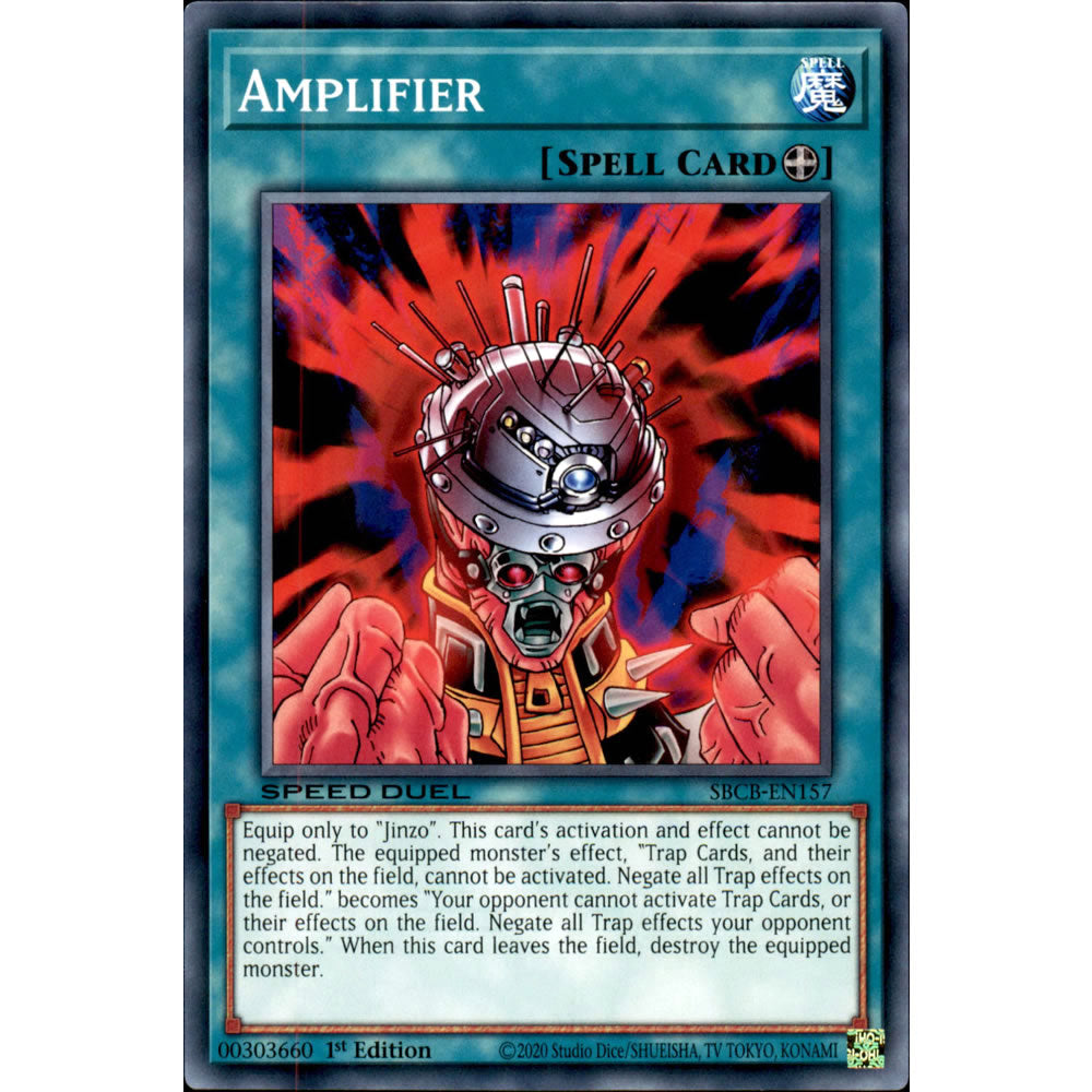 Amplifier SBCB-EN157 Yu-Gi-Oh! Card from the Speed Duel: Battle City Set