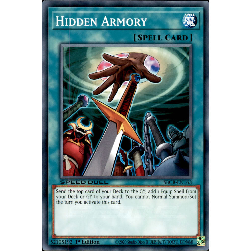 Hidden Armory SBCB-EN163 Yu-Gi-Oh! Card from the Speed Duel: Battle City Set