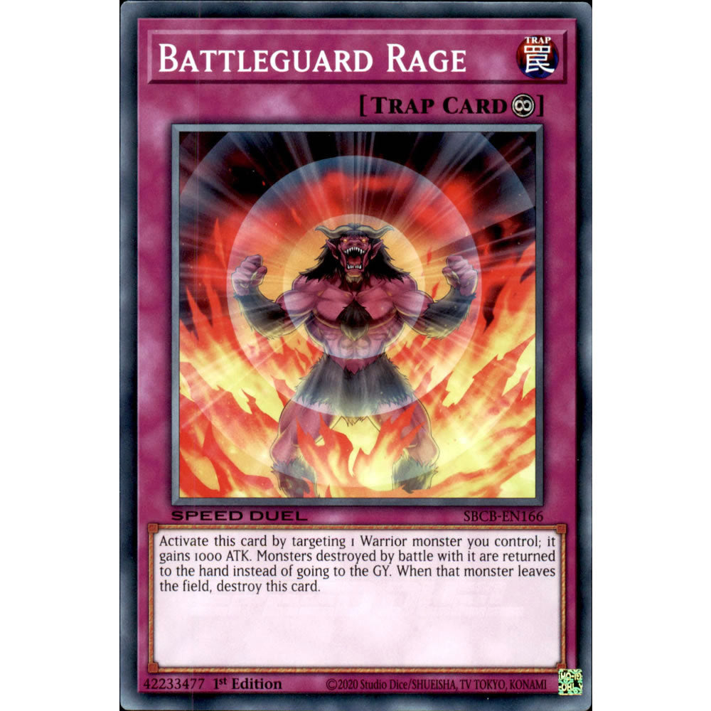 Battleguard Rage SBCB-EN166 Yu-Gi-Oh! Card from the Speed Duel: Battle City Set