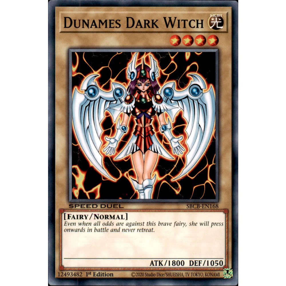 Dunames Dark Witch SBCB-EN168 Yu-Gi-Oh! Card from the Speed Duel: Battle City Set