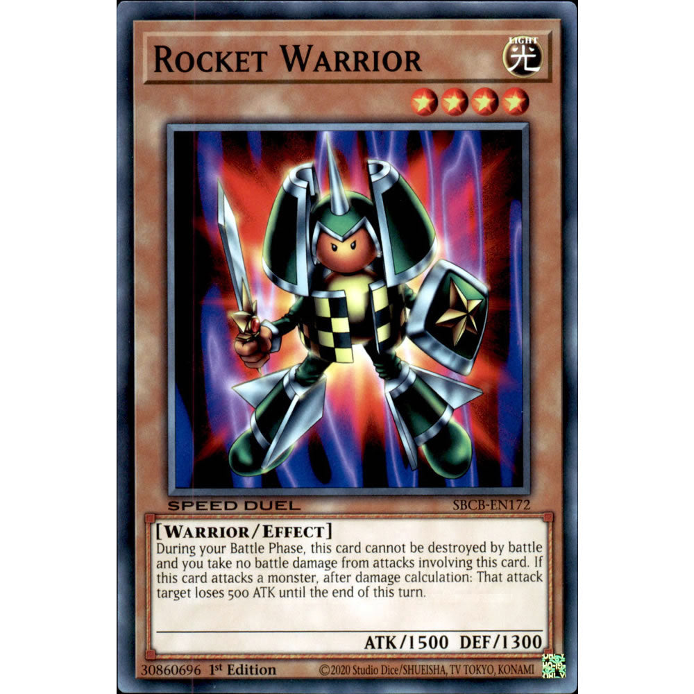 Rocket Warrior SBCB-EN172 Yu-Gi-Oh! Card from the Speed Duel: Battle City Set