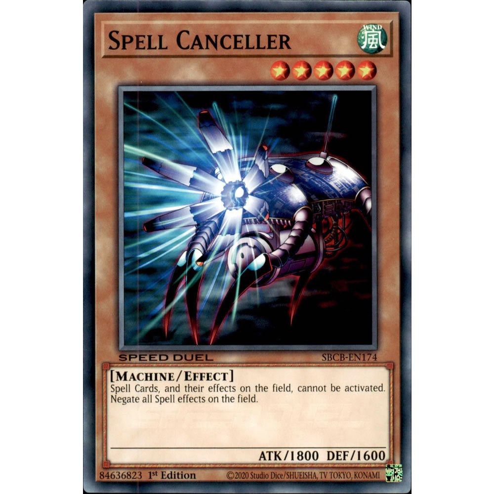 Spell Canceller SBCB-EN174 Yu-Gi-Oh! Card from the Speed Duel: Battle City Set