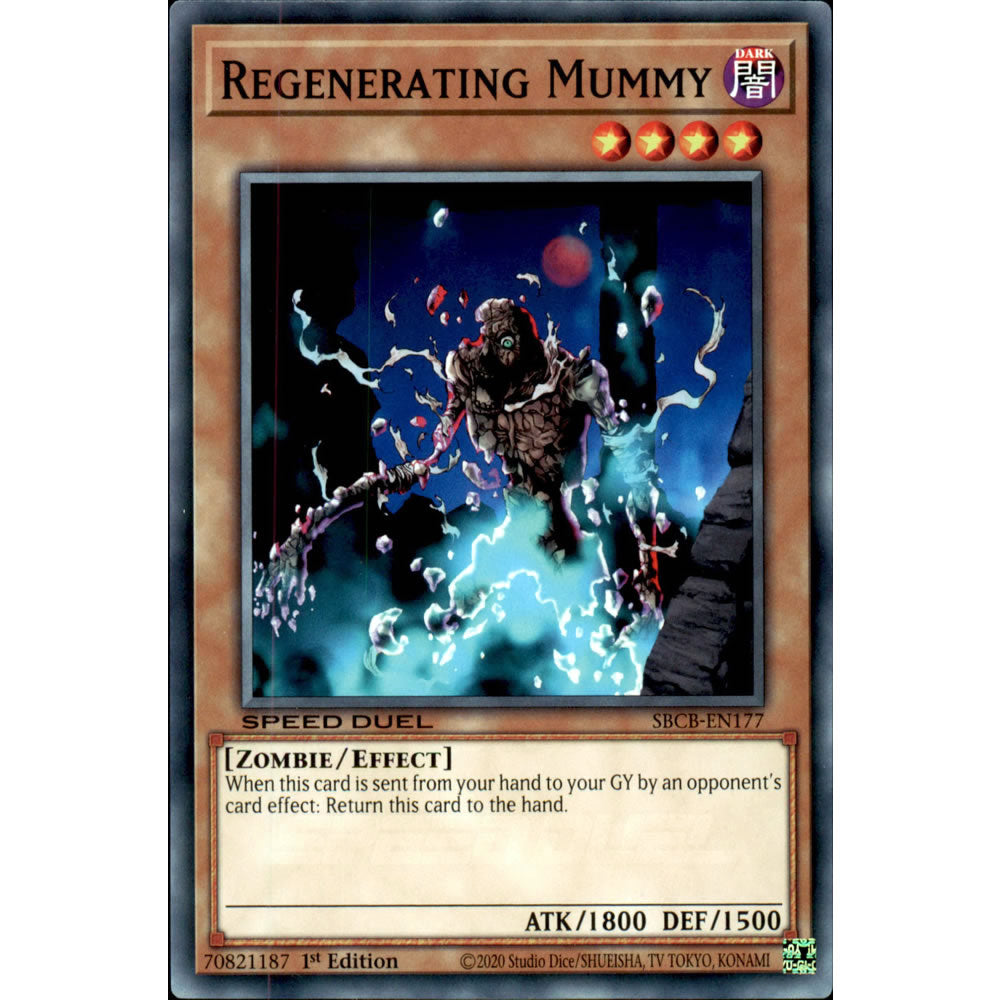 Regenerating Mummy SBCB-EN177 Yu-Gi-Oh! Card from the Speed Duel: Battle City Set