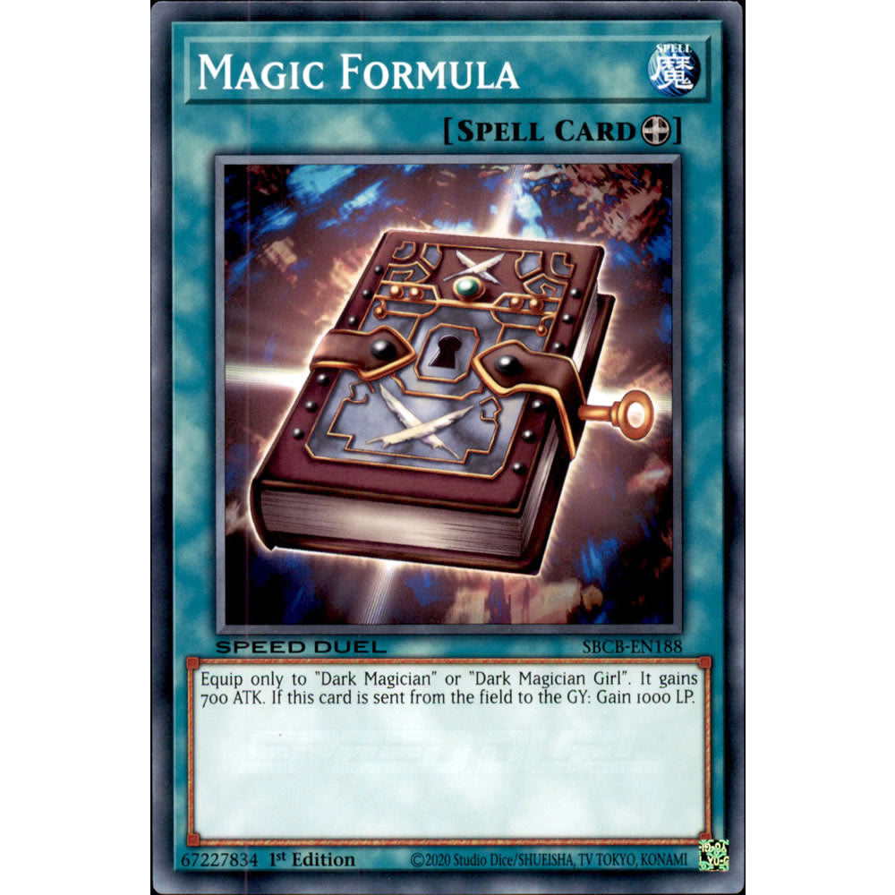 Magic Formula SBCB-EN188 Yu-Gi-Oh! Card from the Speed Duel: Battle City Set