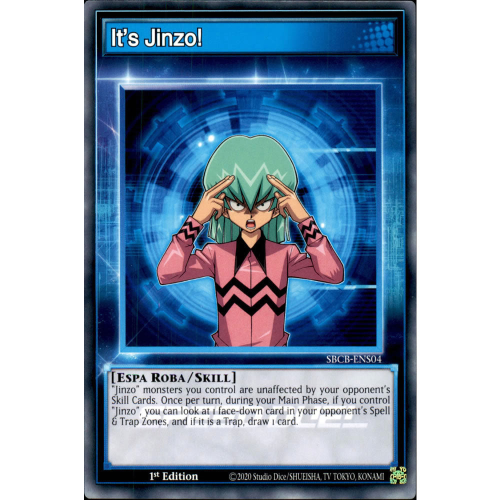 It's Jinzo! SBCB-ENS04 Yu-Gi-Oh! Card from the Speed Duel: Battle City Set