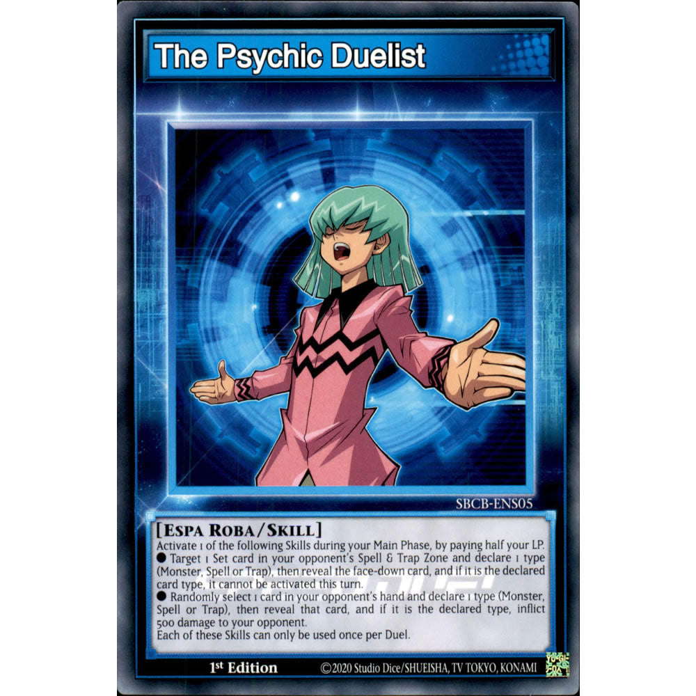 The Psychic Duelist SBCB-ENS05 Yu-Gi-Oh! Card from the Speed Duel: Battle City Set