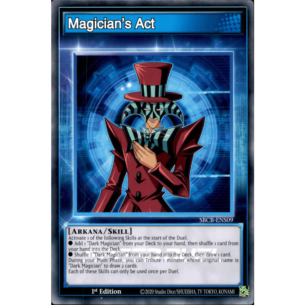 Magician's Act SBCB-ENS09 Yu-Gi-Oh! Card from the Speed Duel: Battle City Set