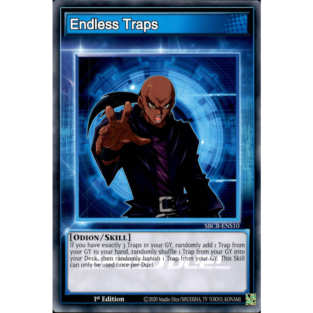 Endless Traps SBCB-ENS10 Yu-Gi-Oh! Card from the Speed Duel: Battle City Set