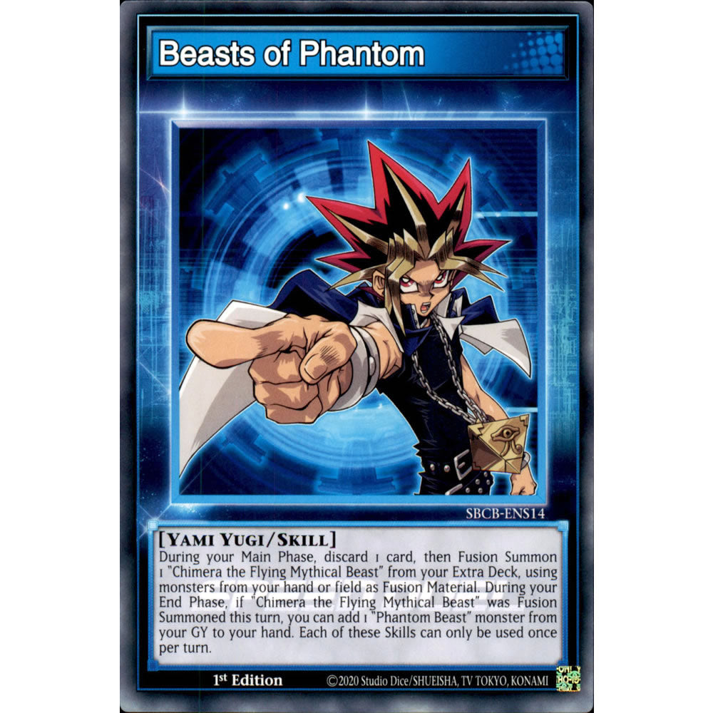 Beasts of Phantom SBCB-ENS14 Yu-Gi-Oh! Card from the Speed Duel: Battle City Set