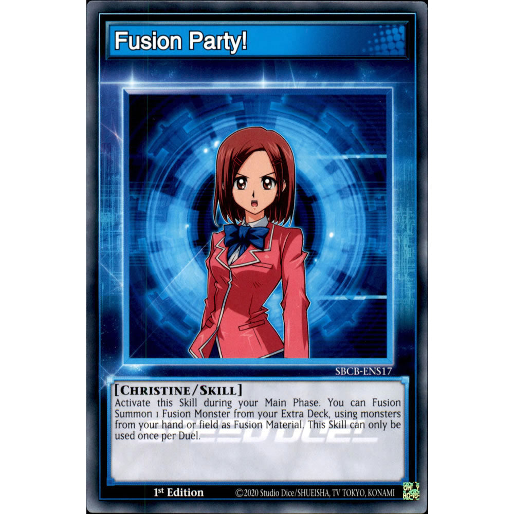 Fusion Party! SBCB-ENS17 Yu-Gi-Oh! Card from the Speed Duel: Battle City Set