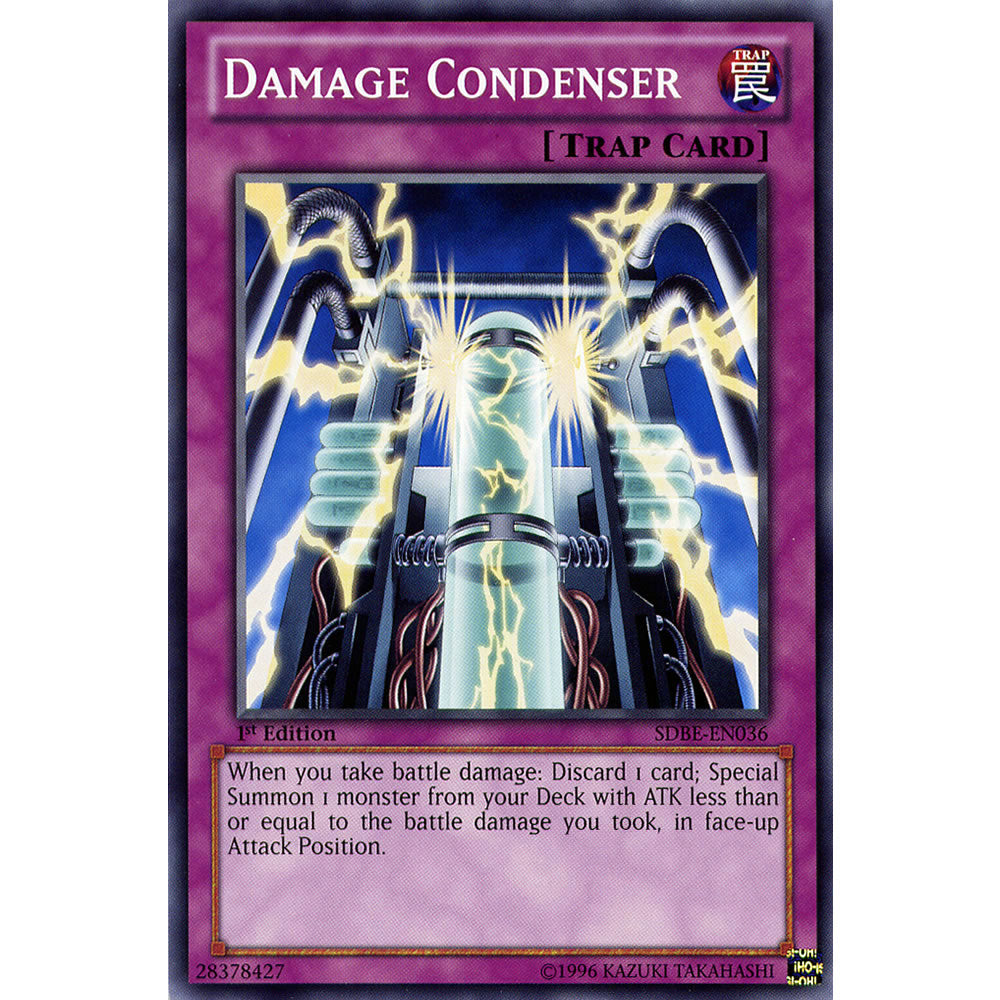 Damage Condenser SDBE-EN036 Yu-Gi-Oh! Card from the Saga of Blue-Eyes White Dragon Set