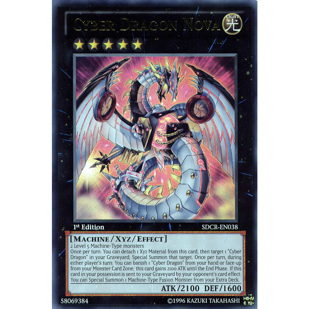 Cyber Dragon Nova SDCR-EN038 Yu-Gi-Oh! Card from the Cyberdragon Revolution Set