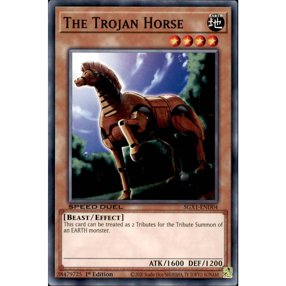 The Trojan Horse SGX1-END04 Yu-Gi-Oh! Card from the Speed Duel GX: Duel Academy Box Set