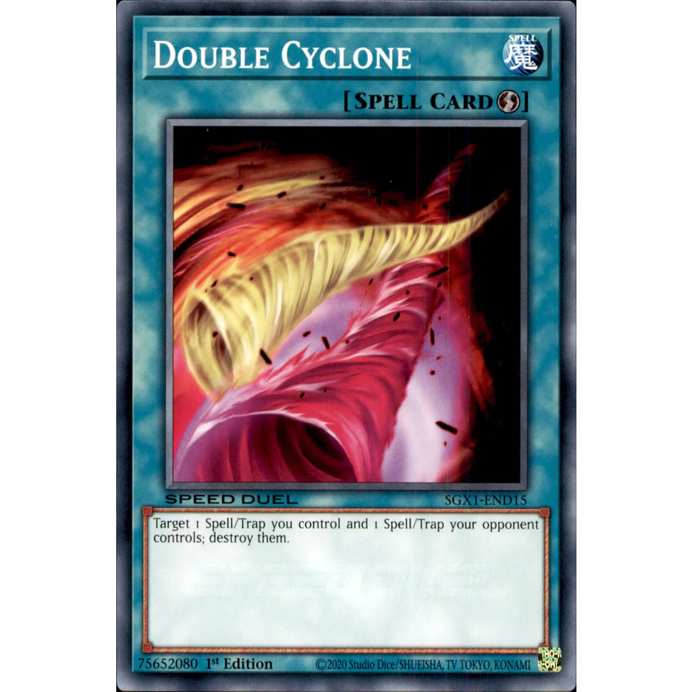 Double Cyclone SGX1-END15 Yu-Gi-Oh! Card from the Speed Duel GX: Duel Academy Box Set