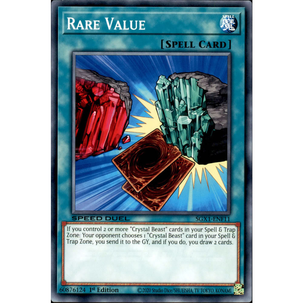 Rare Value SGX1-ENF11 Yu-Gi-Oh! Card from the Speed Duel GX: Duel Academy Box Set