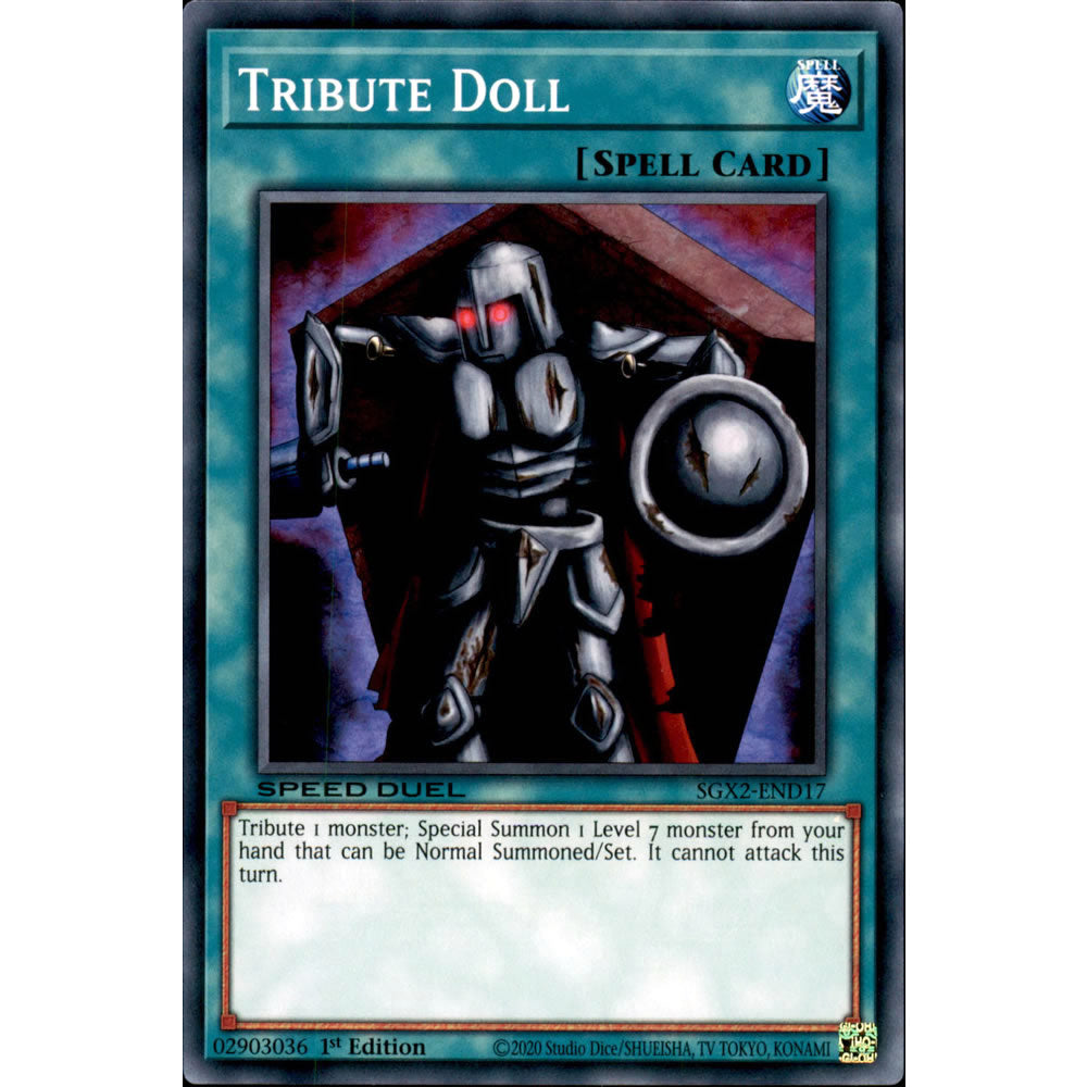 Tribute Doll SGX2-END17 Yu-Gi-Oh! Card from the Speed Duel GX: Midterm Paradox Set