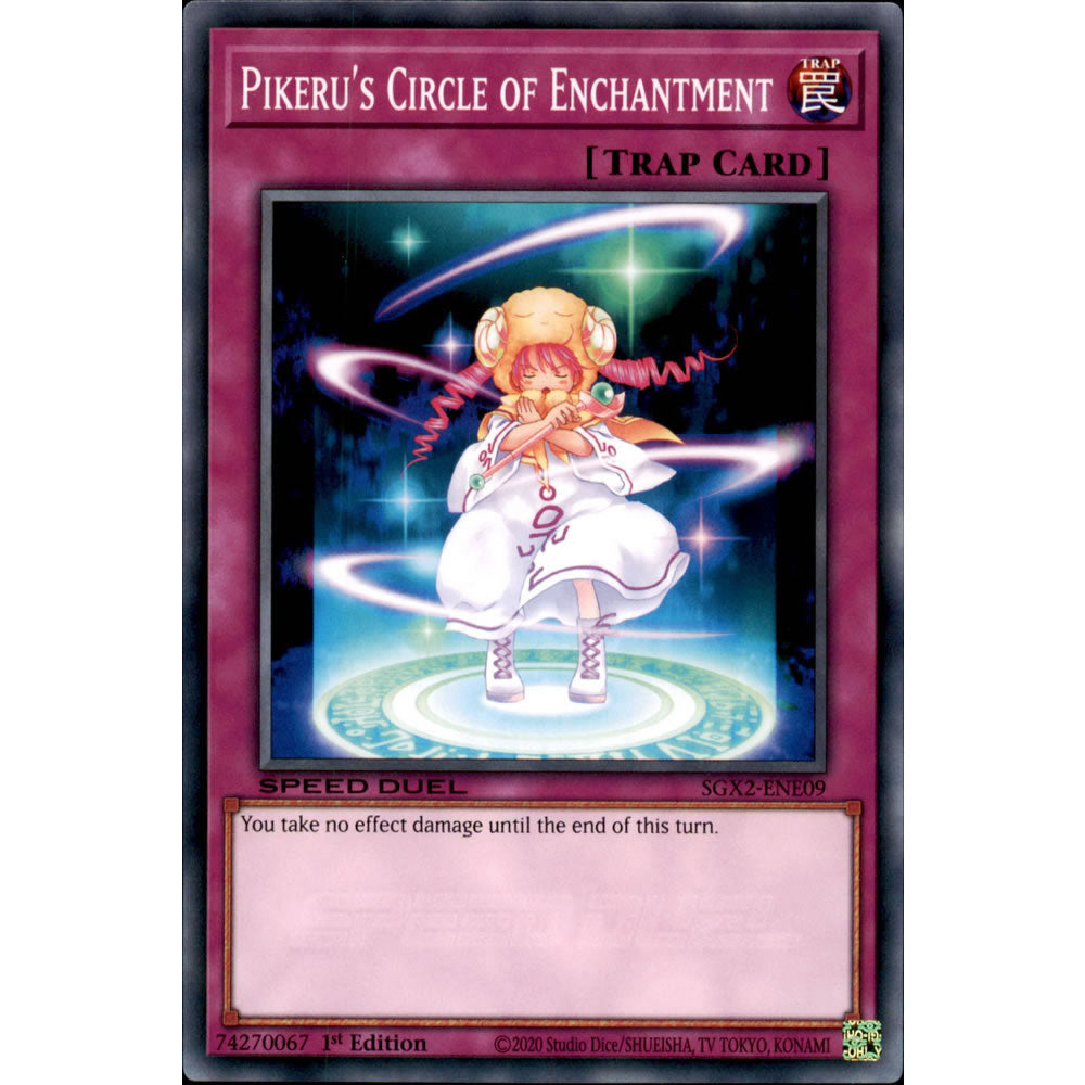 Pikeru's Circle of Enchantment SGX2-ENE09 Yu-Gi-Oh! Card from the Speed Duel GX: Midterm Paradox Set