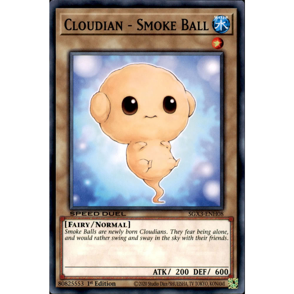 Cloudian - Smoke Ball SGX3-ENH08 Yu-Gi-Oh! Card from the Speed Duel GX: Duelists of Shadows Set