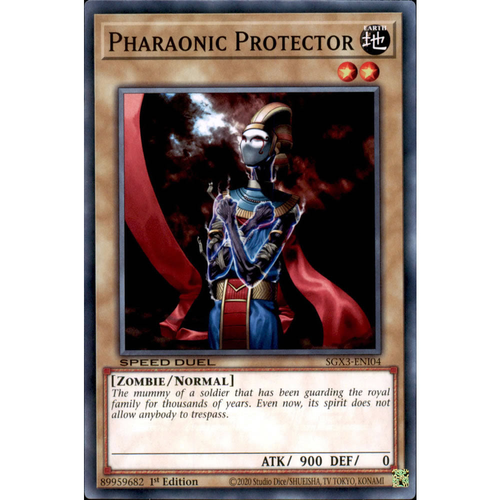 Pharaonic Protector SGX3-ENI04 Yu-Gi-Oh! Card from the Speed Duel GX: Duelists of Shadows Set