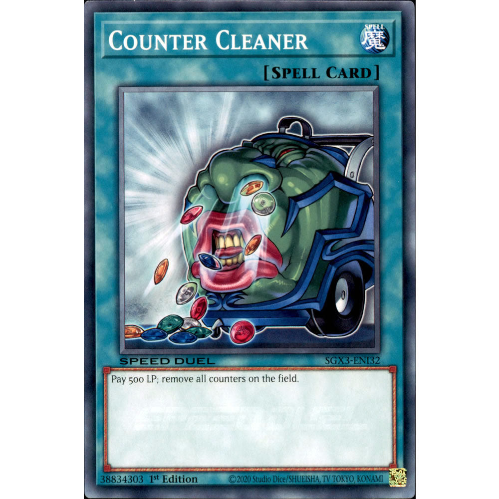 Counter Cleaner SGX3-ENI32 Yu-Gi-Oh! Card from the Speed Duel GX: Duelists of Shadows Set