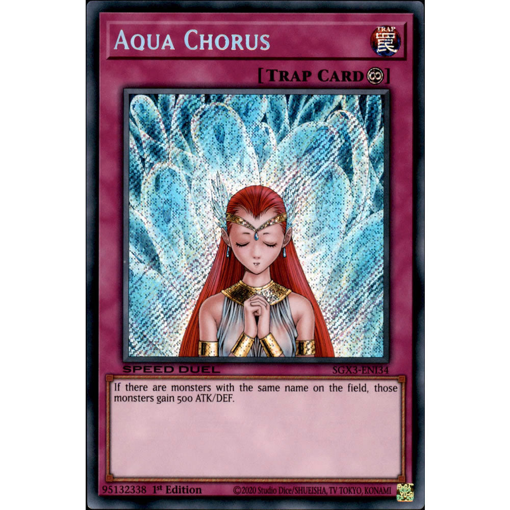 Aqua Chorus SGX3-ENI34 Yu-Gi-Oh! Card from the Speed Duel GX: Duelists of Shadows Set