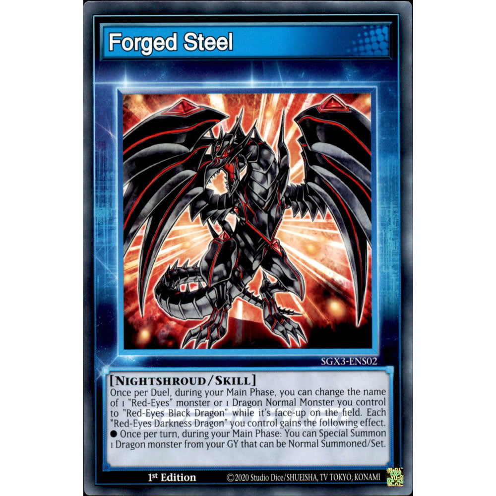 Forged Steel SGX3-ENS02 Yu-Gi-Oh! Card from the Speed Duel GX: Duelists of Shadows Set