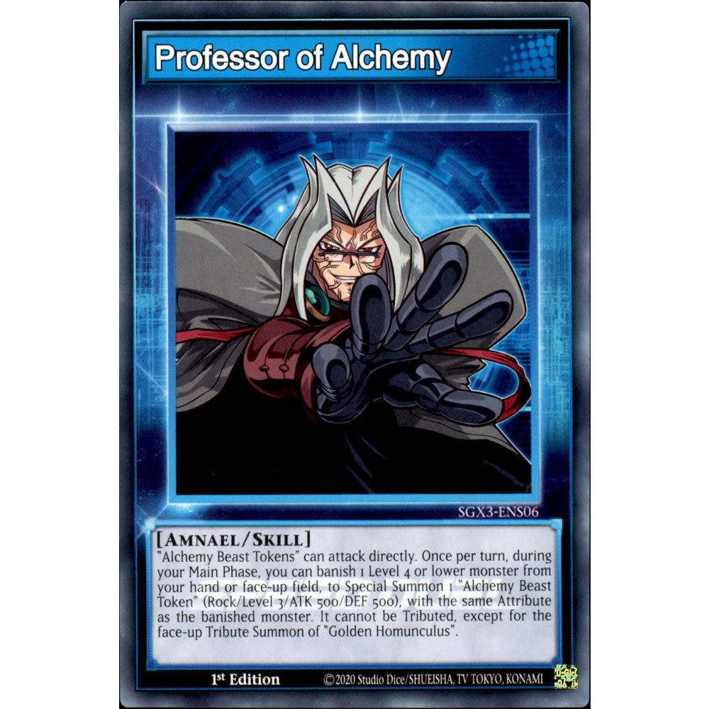 Professor of Alchemy SGX3-ENS06 Yu-Gi-Oh! Card from the Speed Duel GX: Duelists of Shadows Set