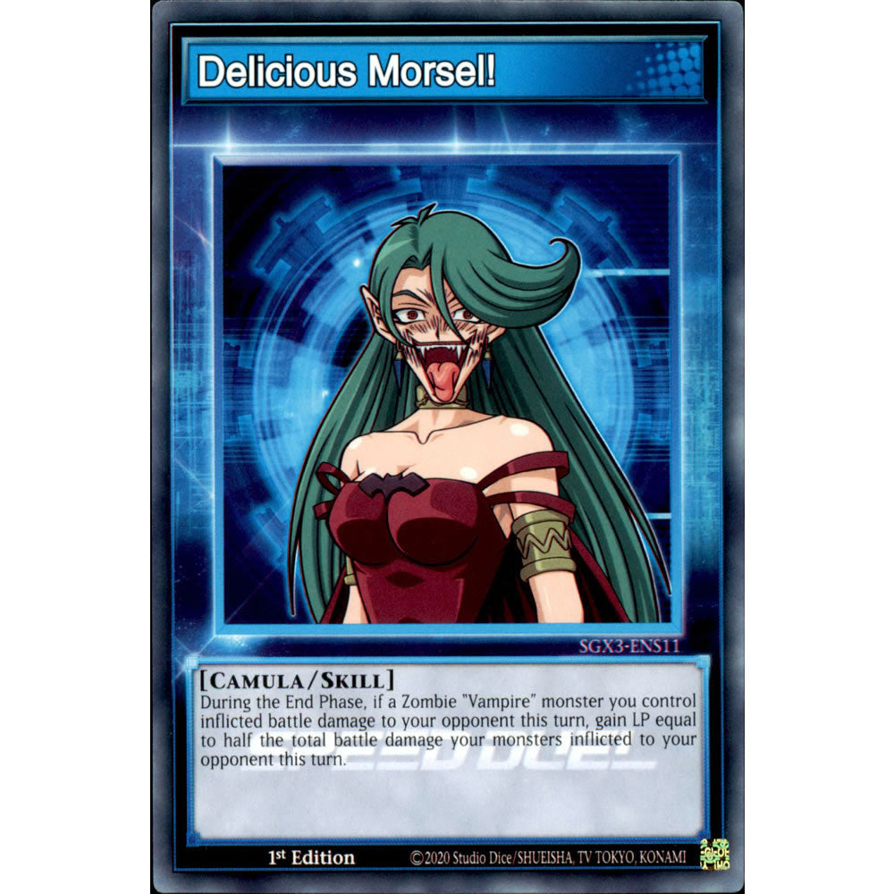 Delicious Morsel! SGX3-ENS11 Yu-Gi-Oh! Card from the Speed Duel GX: Duelists of Shadows Set