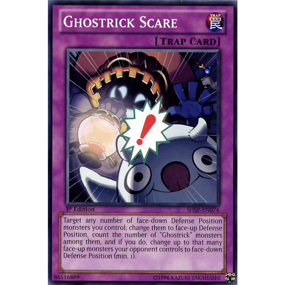 Ghostrick Scare SHSP-EN074 Yu-Gi-Oh! Card from the Shadow Specters Set