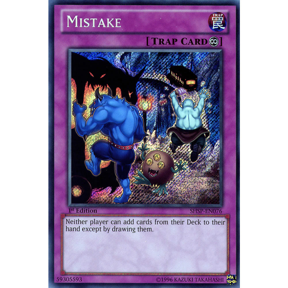 Mistake SHSP-EN076 Yu-Gi-Oh! Card from the Shadow Specters Set