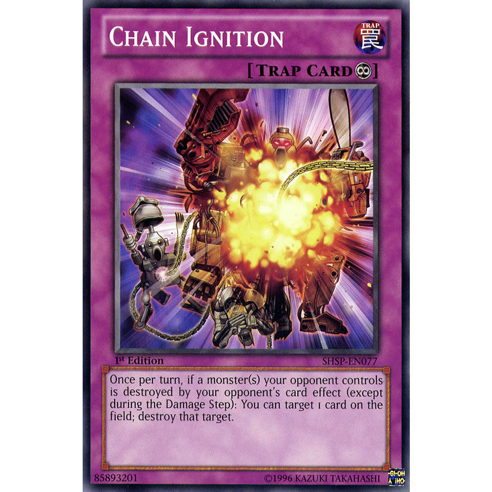 Chain Ignition SHSP-EN077 Yu-Gi-Oh! Card from the Shadow Specters Set