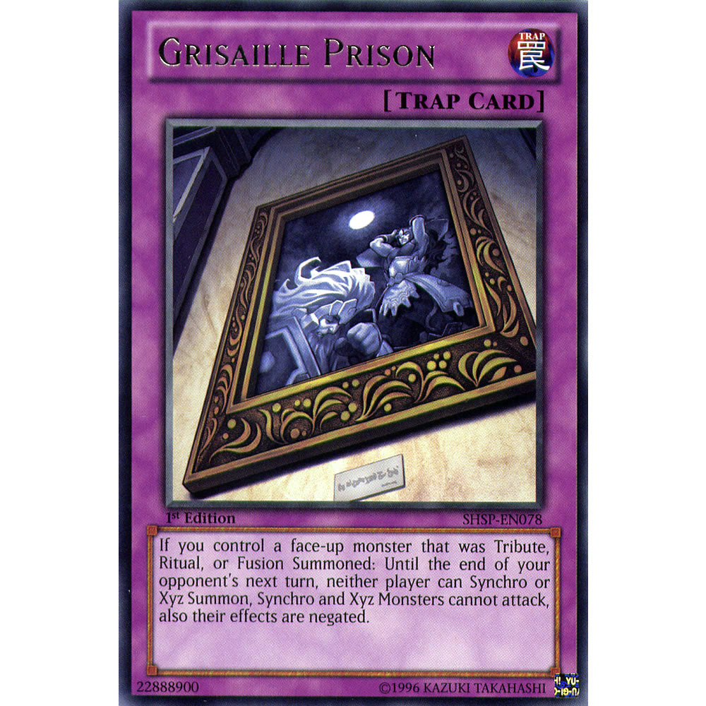 Grisaille Prison SHSP-EN078 Yu-Gi-Oh! Card from the Shadow Specters Set