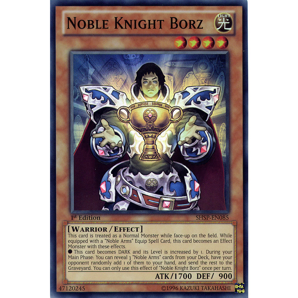 Noble Knight Borz SHSP-EN085 Yu-Gi-Oh! Card from the Shadow Specters Set