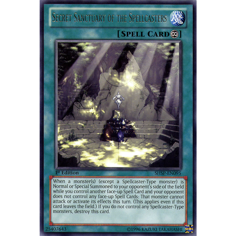 Secret Sanctuary of the Spellcasters SHSP-EN095 Yu-Gi-Oh! Card from the Shadow Specters Set